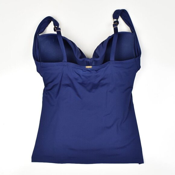 Panache Swim Annalise Ruched Molded Balconette Tankini Swim Top - Picture 3 of 8